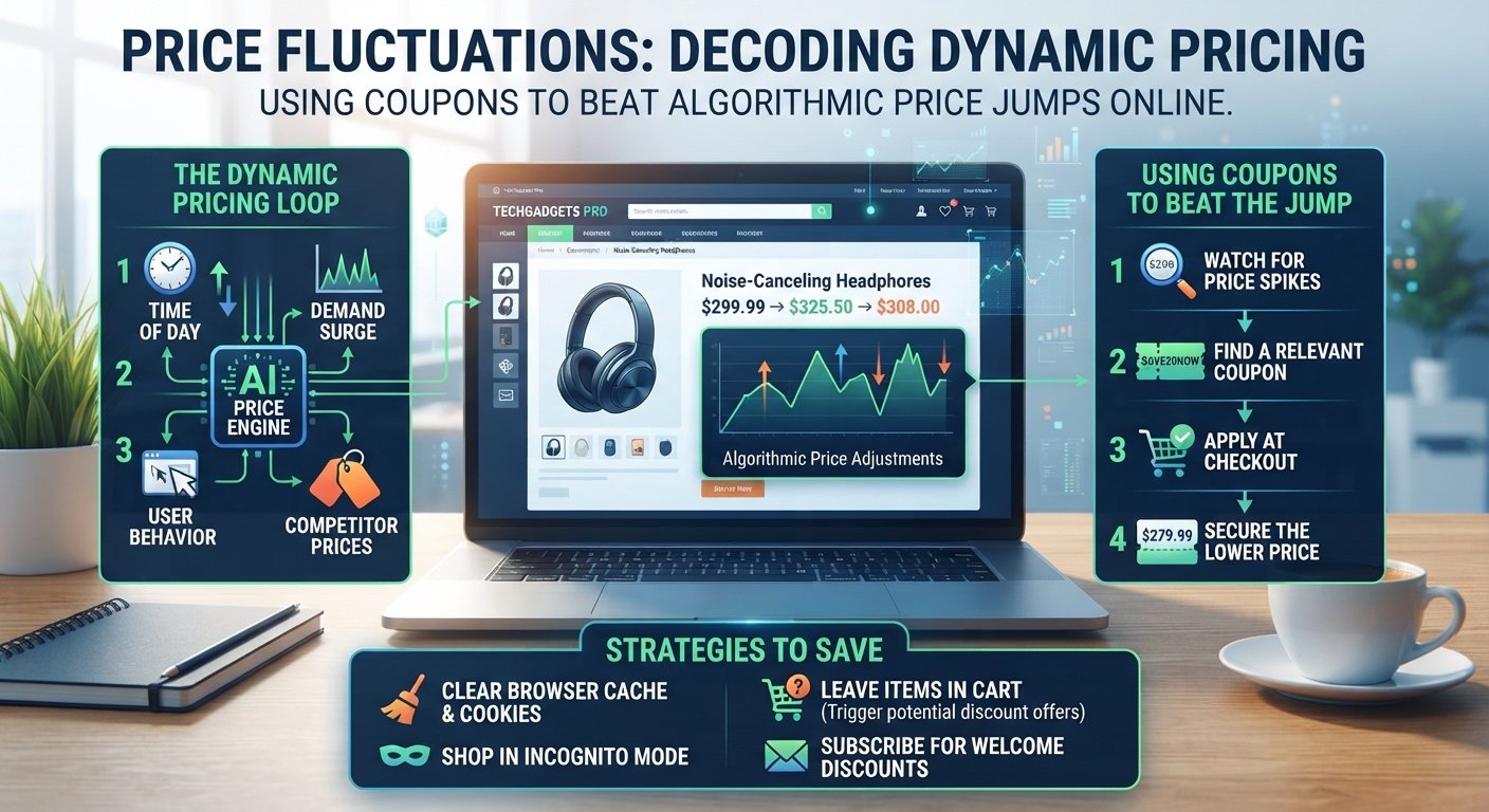 Decoding Dynamic Pricing: How to Use Coupons to Beat Algorithm Hikes